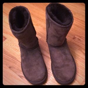Brown Ugg boots, worn once